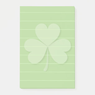 Kleeblatt mit Linienführung Post-it Klebezettel
