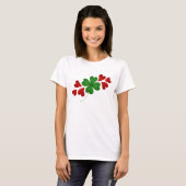 Kleeblatt mit niedlicher romantischer Mode der T-Shirt (Vorne ganz)