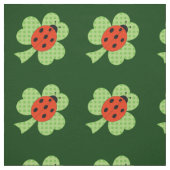 Kleeblatt mit Polka-Punkten und Ladybug-Muster Stoff (Muster)