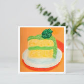 Kleeblatt mit vier Blättern Karte (Stehend Vorderseite)