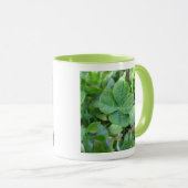 Kleeblatt mit vier Blättern Tasse (VorderseiteRechts)