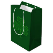 Kleeblatt Mittlere Geschenktüte (Rückseite Schrägansicht)