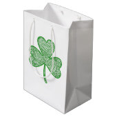 Kleeblatt Mittlere Geschenktüte (Rückseite Schrägansicht)
