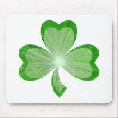 Kleeblatt mousepad Weiß (Vorne)