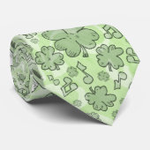 Kleeblatt Music Krawatte (Gerollt)