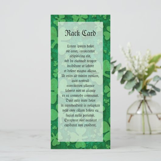 Kleeblatt Muster (Stehend Vorderseite)