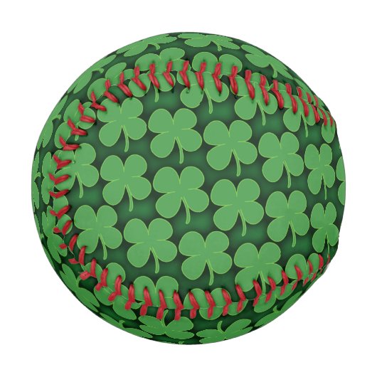 Kleeblatt Muster Baseball (Vorderseite Links)