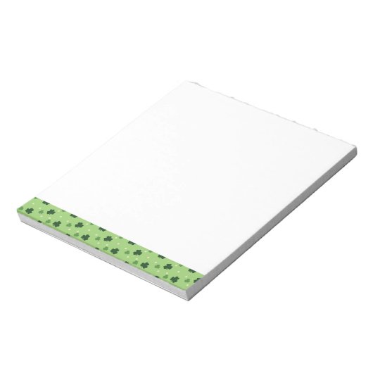 Kleeblatt Muster Editor Notizblock (Rotiert)