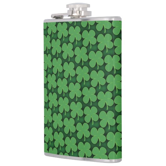 Kleeblatt Muster Flachmann (Links)