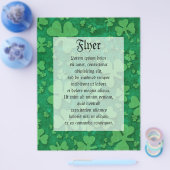 Kleeblatt Muster Flyer (Einzeln)