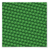 Kleeblatt Muster Fotodruck (Vorne)