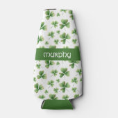 Kleeblatt-Muster für Wasserfarben anpassen Flaschenkühler (Vorderseite)