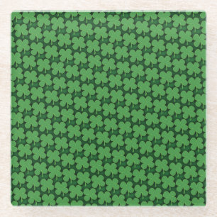 Kleeblatt Muster Glasuntersetzer