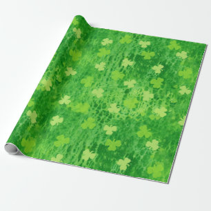 Kleeblatt Muster - Irish Clover - Wrapping Paper Geschenkpapier