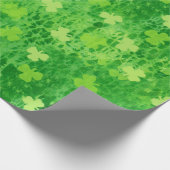 Kleeblatt Muster - Irish Clover - Wrapping Paper Geschenkpapier (Ecke)