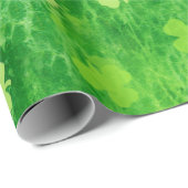Kleeblatt Muster - Irish Clover - Wrapping Paper Geschenkpapier (Rolleneckpunkt)