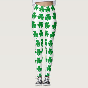 Kleeblatt Muster Leggings
