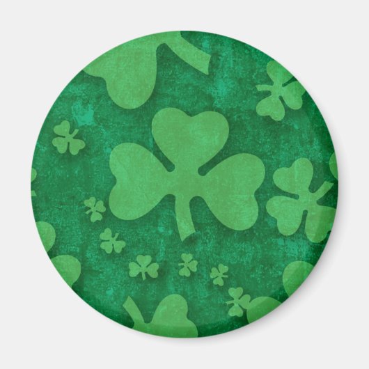 Kleeblatt Muster Magnet (Vorne)