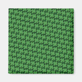 Kleeblatt Muster Magnet (Vorne)