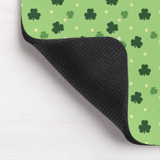 Kleeblatt Muster Mouse Pad Mousepad (Ecke)