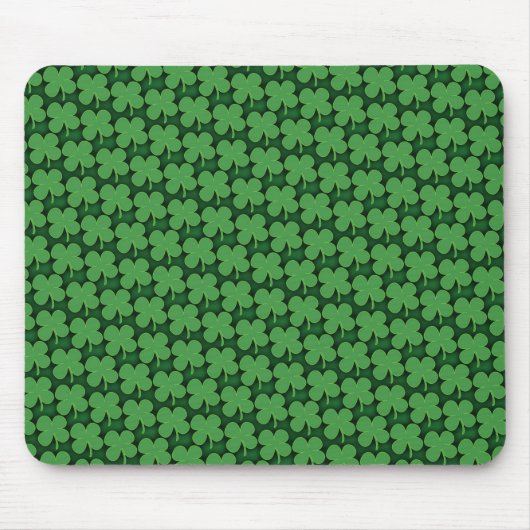 Kleeblatt Muster Mousepad (Vorne)