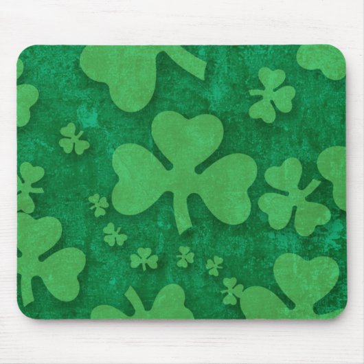 Kleeblatt Muster Mousepad (Vorne)