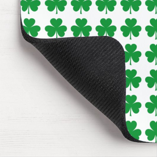 Kleeblatt Muster Mousepad (Ecke)