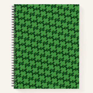 Kleeblatt Muster Notizblock