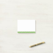 Kleeblatt-Muster Postit-Hinweise Post-it Klebezettel (Auf Schreibtisch)
