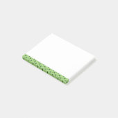 Kleeblatt-Muster Postit-Hinweise Post-it Klebezettel (angewinkelt)