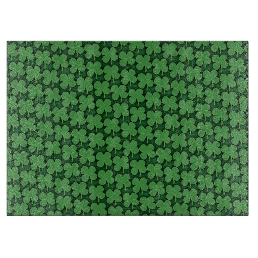 Kleeblatt Muster Schneidebrett (Vorderseite)