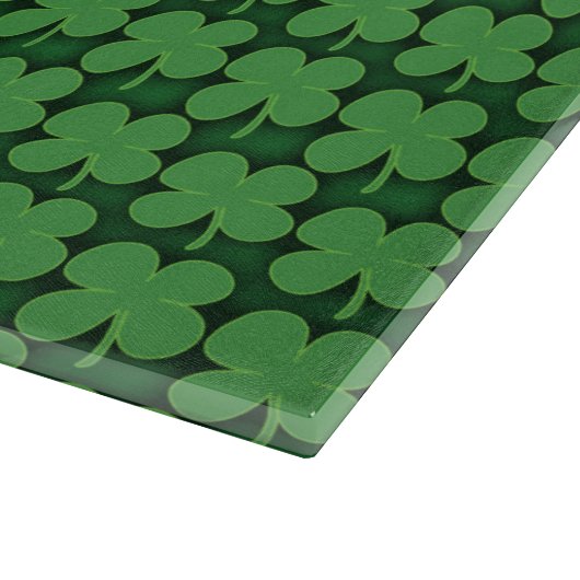 Kleeblatt Muster Schneidebrett (Ecke)