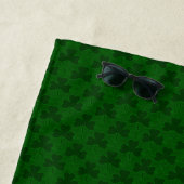 Kleeblatt Muster Strandtuch (Beispiel)