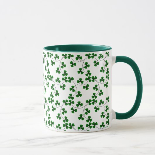 Kleeblatt-Muster-Tasse Tasse (Rechts)