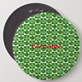 Kleeblatt Muster Thunder_Cove Button (Vorne & Hinten)