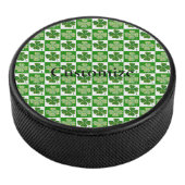 Kleeblatt Muster Thunder_Cove Eishockey Puck (3/4)