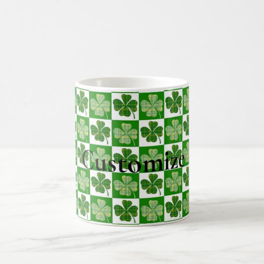 Kleeblatt Muster Thunder_Cove Kaffeetasse (Mittel)