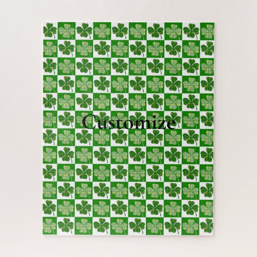 Kleeblatt Muster Thunder_Cove Puzzle (Vertikal)