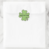 Kleeblatt 'n Karierte Personalisierte Stickers (Tasche)