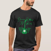 Kleeblatt N Roll Guitar St Patricks Day Guitarist T-Shirt (Vorderseite)