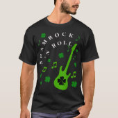 KLEEBLATT N ROLL St Patricks Day Irish Music T-Shirt (Vorderseite)