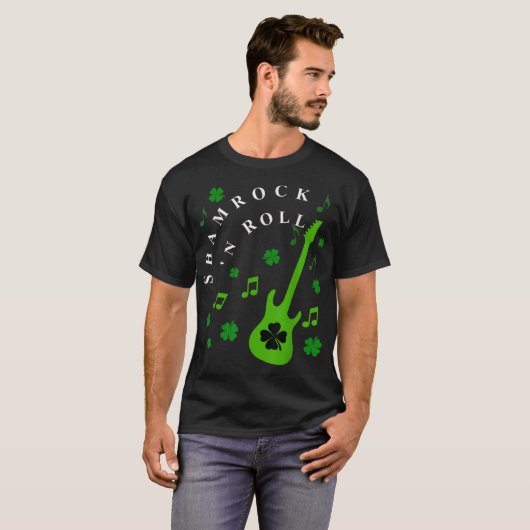 KLEEBLATT N ROLL St Patricks Day Irish Music T-Shirt (Vorne ganz)