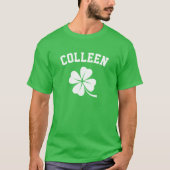 Kleeblatt Name Front und BacK St Patrick's Day T-Shirt (Vorderseite)
