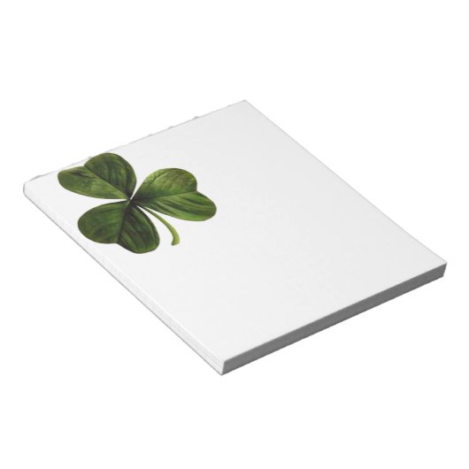 Kleeblatt Notizblock (angewinkelt)