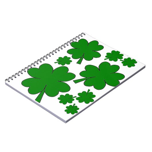 Kleeblatt-Notizbuch Notizblock (Linke Seite)