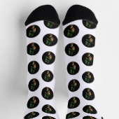 Kleeblatt-Ohrhänger St. Patrick's Day Socken (Oben)