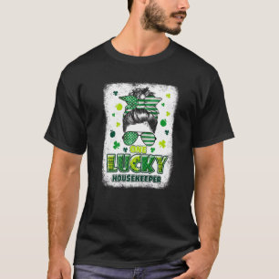 Kleeblatt One Lucky Housekeeper Messy Bun Patricks T-Shirt