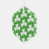 Kleeblatt Ornament Aus Glas (Vorderseite Links)