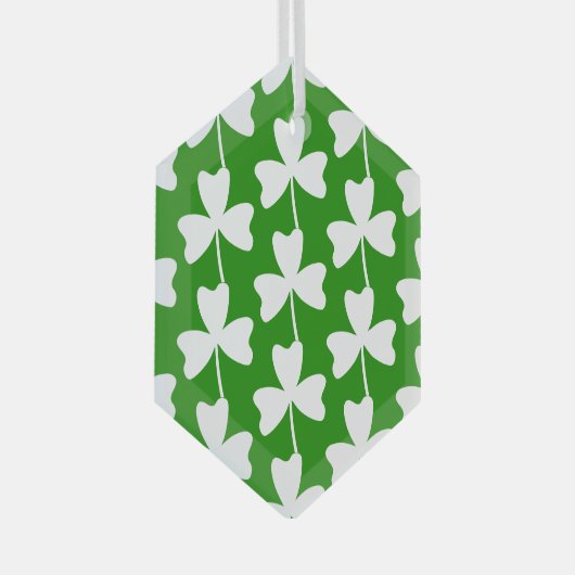 Kleeblatt Ornament Aus Glas (Vorderseite Rechts)