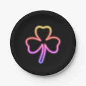 Kleeblatt Pappteller (Vorderseite)